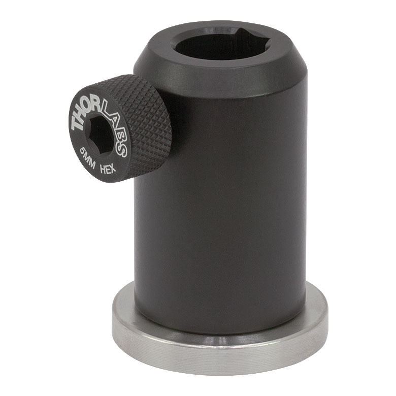 PH40E/M 台座付きØ12 mm～Ø12.7 mmポストホルダ、バネ付き六角固定