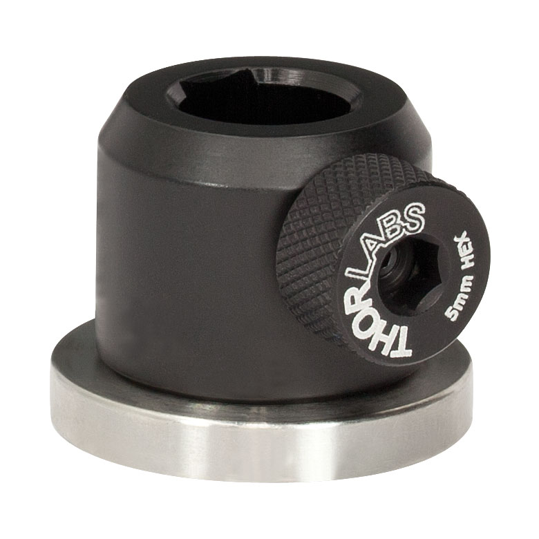 PH20E/M 台座付きØ12 mm～Ø12.7 mmポストホルダ、バネ付き六角