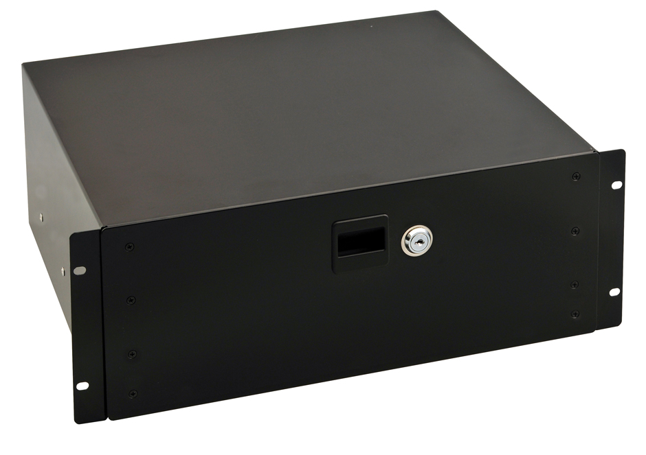[中古】SKB社製 ABS製19インチラック 4Uサイズ サーバーラック 19インチ 中型 24U 奥行90cm ブラック CP