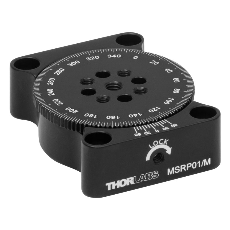 MSRP01/M ミニシリーズ回転プラットフォーム (ミリ規格)