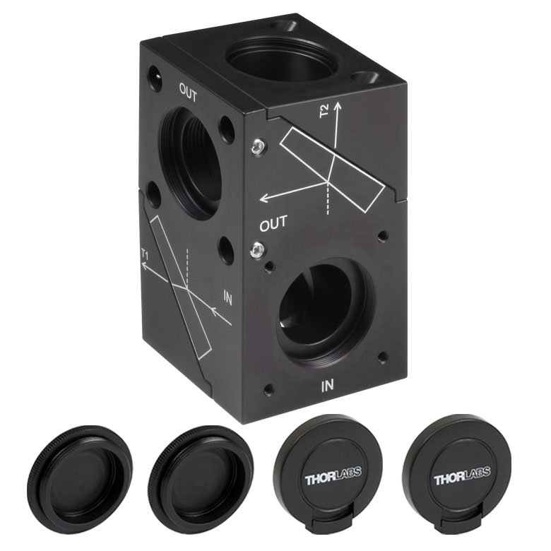 ATT31 CaF₂プリズムビーム減衰器、31～38 dB、コーティング無し