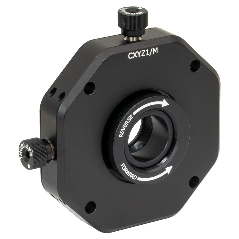 CXYZ1/M XYZ移動マウント、Ø25 mm～Ø25.4 mm光学素子用、M6