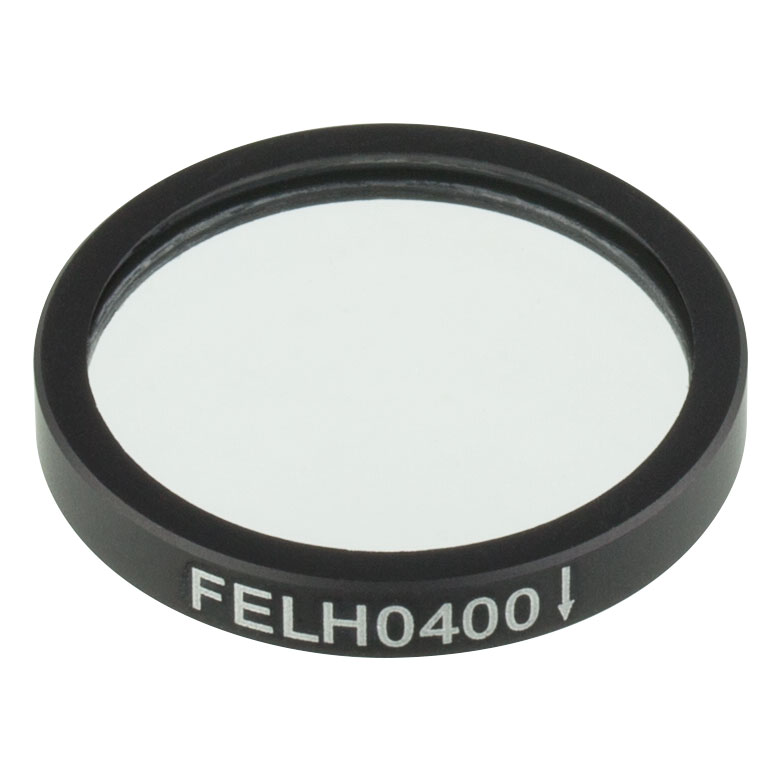 Thorlabs - FELH0400 Ø25.0 mm Longpass Filter, Cut-On Thorlabs - FELH0400 Ø25.0 mm Longpass Filter, Cut-On