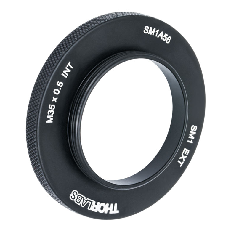 SM1A56 ネジ変換アダプタ、SM1外ネジ＆M35 x 0.5内ネジ