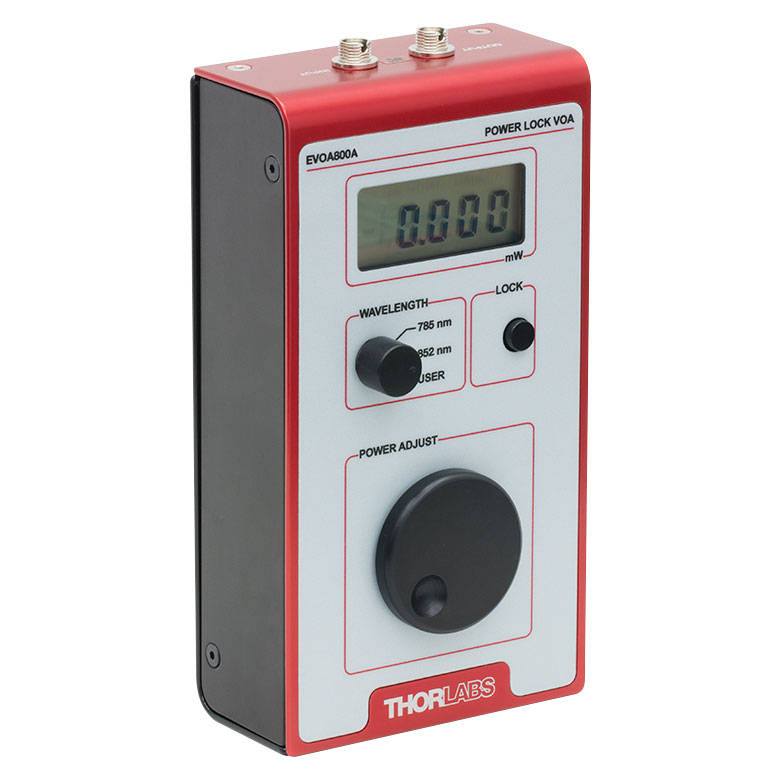 EVOA800A 電子可変光減衰器(EVOA)、パワーロック付き、FC/APC