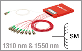 1x8シングルモード</br>ファイバースプリッタ