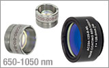 650～1050 nm アクロマティック複レンズ、マウント付き